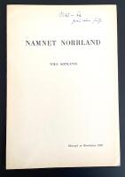 Namnet Norrland.