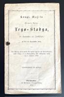 Kongl. Maj f&ouml;rnyade n&aring;diga Lego-Stadga, f&ouml;r Husb&ouml;nder och Tjenstehjon, af den 23 November 1833, med kort utdrag af de deruti &aring;beropade Lagarum och F&ouml;rfattningar, samt till&auml;gg af de Stadganden, som tillkommit intill den 1 Januari 1859.
