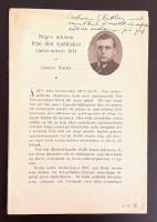 N&aring;gra minnen fr&aring;n den &raquo;politiska&raquo; v&aring;rterminen 1914.