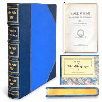 Varer svenske. Med konungen f&ouml;r fosterlandet. Tal under f&ouml;rsvarsr&ouml;relsen vintern och v&aring;ren 1914. [Bibliofilupplagan]
