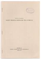 Sankt Helena-medaljer till Sverige