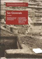San Giovenale - Results of excavations conducted by the Swedish Institute of Classical Studies at Rome and the Soprintendenza alle antichit&agrave; dell'Etruria meridionale. Vol. 5. Fasc. 1, The Borgo : excavating an Etruscan quarter : architecture and stratigraphy 