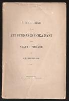 Beskrifning &ouml;fver ett fynd af svenska mynt fr&aring;n Vaala i Finland