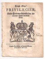 Kongl. May.tz Privilegier, Giffne Handtwerckshuusen som h&auml;r och d&auml;r i Rijket inr&auml;ttas skola. 