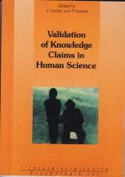 Validation of Knowledge Claims in Human Science