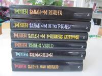 Tolkien 6 b&ouml;cker : Sagan om Ringen, Sagan om de tv&aring; tornen, Sagan om konungens &aring;terkomst, Ringens v&auml;rld, Sagor fr&aring;n Midg&aring;rd, Silmarillion