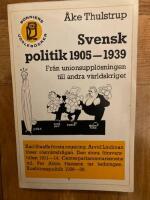 Svensk politik 1905-1939