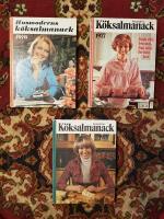 Husmoderns k&ouml;ksalmanack 1976, Husmoderns k&ouml;ksalmanack 1977, Husmoderns k&ouml;ksalmanack 1978