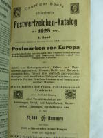 Gebrüder Senfs Illustrierter Postwertzeichen-Katalog 1925