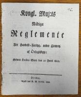 Kongl. maj:ts n&aring;diga reglemente f&ouml;r handels-fartyg, under convoy af &ouml;rlogsskepp; gifwet &Ouml;rebro slott den 10 junii 1812.