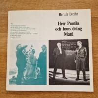 Teaterprogram Herr Puntila och hans dr&auml;ng Matti