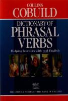Collins COBUILD dictionary of phrasal verbs