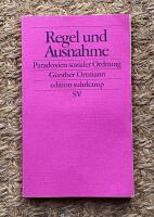 Regel und Ausnahme: Paradoxien sozialer Ordnung