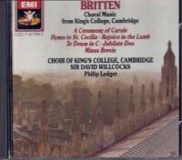 A Ceremony of Carols, Hymn to St. Cecilia, Rejoice in the Lamb. Te Deum in C, Jubilate Deo, Missa Brevis