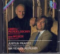 Piano Concertos av Grieg & Mendelssohn; Kozertst&uuml;ck av von Weberg