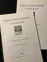 Personhistorisk tidskrift 1964. H&auml;fte 1-4