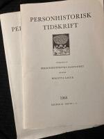 Personhistorisk tidskrift 1966. H&auml;fte 1-4.