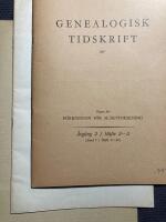 Genealogisk tidskrift 1947. H&auml;fte 1-4