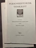 Personhistorisk tidskrift 1965. H&auml;fte 3-4