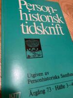 Personhistorisk tidskrift 1977. H&auml;fte 3-4.