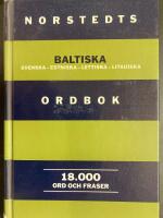 Norstedts baltiska ordbok : Svenska-estniska-lettiska-litauiska