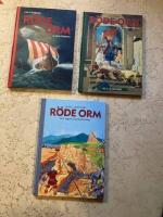 R&ouml;de Orm del 1-3 i tecknad version: 1. F&ouml;rsta delen eller hur Orm blev v&auml;nsterh&auml;nt; 2. I Allahs namn; 3. Julgillet; 