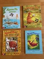 Mamma Mu x 4: 1. Mamma Mu simmar; 2. Mamma Mu l&auml;ser; 3. Mamma Mu bygger koja; 4. Mamma Mu gungar