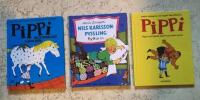Pippi och Nils Karlsson-Pyssling &ndash; tecknade serier: 1. Pippi &auml;r starkast i v&auml;rlden; 2. Nils Karlsson-Pyssling flyttar in; 3. Pippi och Starke Adolf och andra serier