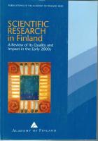 Scientific Research in Finland: A Review of Its Quality and Impact in the Early 2000s