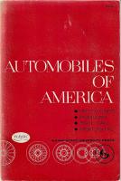 Automobiles of America. Milestones, Pioneers, Roll Call, Highlights