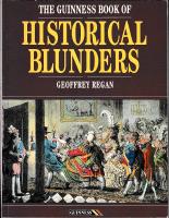 The Guiness Book of Historical Blunders