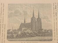 Tr&auml;snitt &rdquo;Roskilde Domkirke&rdquo; fr&aring;n 1878