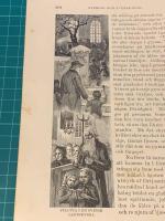 Tr&auml;snitt &rdquo;Julotta i en svensk landskyrka&rdquo; ur bok fr&aring;n 1901