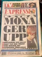 Mona Sahlin ger upp efter Toblerone-skandalen - Expressen 9 november 1995