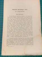Artikel &rdquo;Antiqvariska unders&ouml;kningar i Sk&aring;ne. En reseber&auml;ttelse&rdquo; fr&aring;n tidskrift 1870