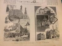 Träsnitt ”Sevärdheter i Zürich” från 1889
