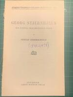 Georg Stjernhjelm - den svenska skaldekonstens fader (Verdandi 296) 