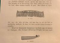 Träsnitt ”Kam och rakkniv” från 1881