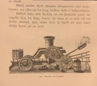 Träsnitt ”Medeltida svenska kanoner och slungor” från 1881