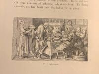 Träsnitt av Carl Larsson: ”Fogdestuga på 1500-talet” från 1881