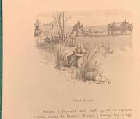 Träsnitt av Carl Larsson: ”Svenska bönder 1500-talet” från 1881