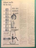 Retro-annons &rdquo;Cona kaffebryggare f&ouml;r bara 23 kr&rdquo; fr&aring;n 1964