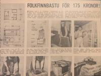 Retro-artikel &rdquo;Bygg en bastu f&ouml;r 175 kr&rdquo; fr&aring;n 1943
