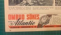Retro-annons ”Atlantic ur” från 1943