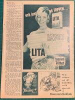 Retro-annons &rdquo;Lita tv&auml;ttmedel &ndash; toppen av vithet&rdquo; fr&aring;n 1961