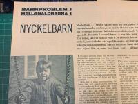 Retro-artikel &rdquo;Barnproblem: Nyckelbarn&rdquo; fr&aring;n 1961