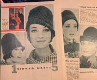 Retro-m&ouml;nster &rdquo;1 virkad hatt = 5 glada r&ouml;da m&ouml;ssor&rdquo; fr&aring;n 1961