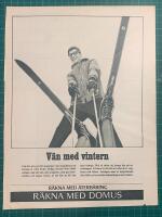 Retro-annons &rdquo;Vinterutrustning p&aring; Domus&rdquo; fr&aring;n 1965