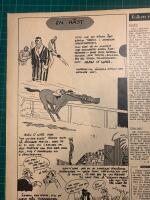 Retro-teckning &rdquo;V&auml;rldens mest omtalade h&auml;st Man O'War&rdquo; fr&aring;n 1949