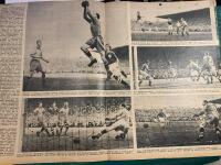 Retro-artikel &rdquo;Landskamp i fotboll Danmark mot Sverige&rdquo; fr&aring;n 1949